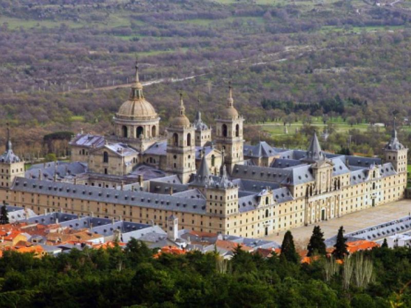 Imagen aérea de San Lorenzo del Escorial